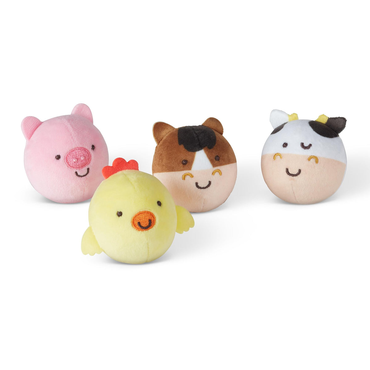 Melissa & Doug Rollables Farm Friends Infant and Toddler Toy (4 Pieces)