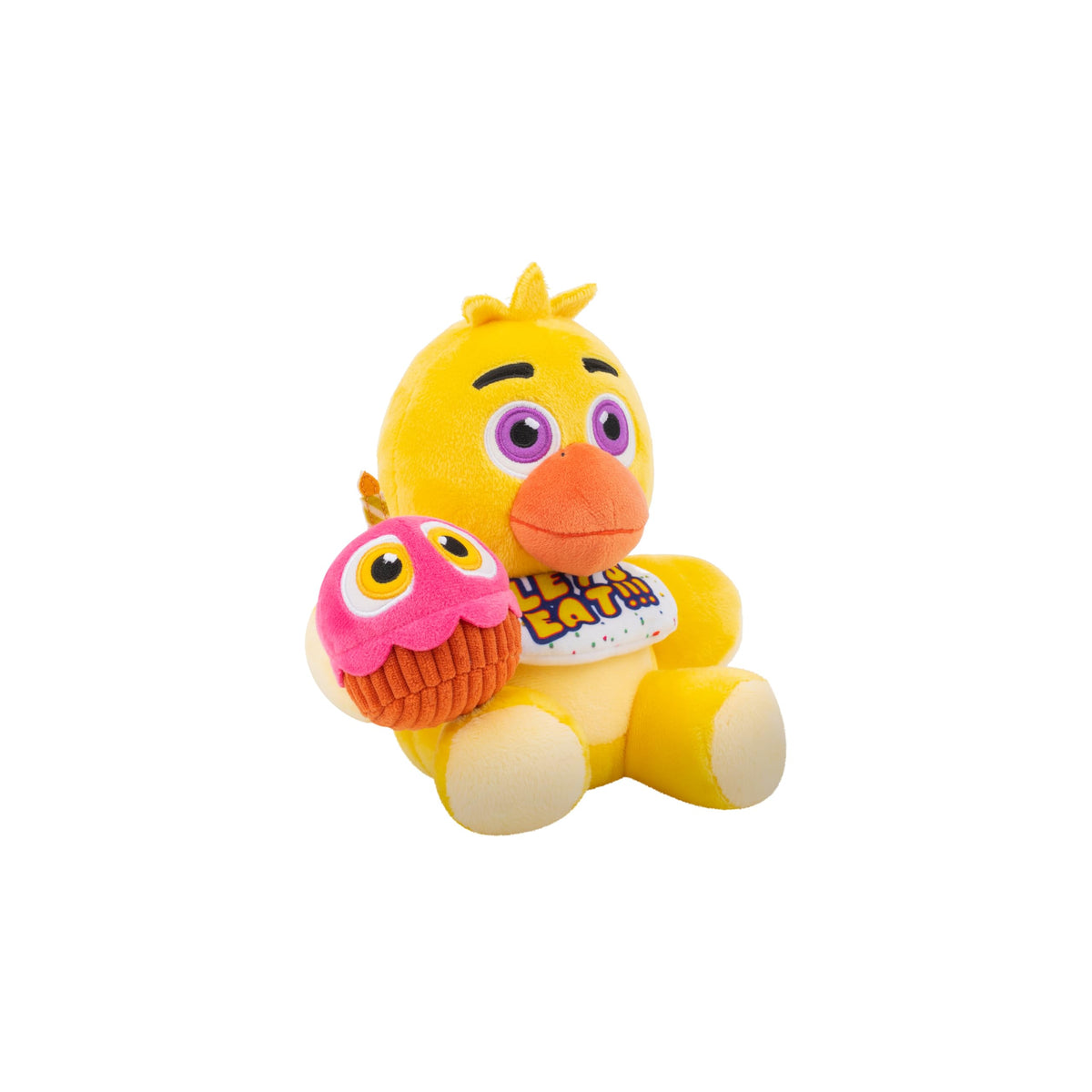 Jazwares Five Nights at Freddy’s Classic Chica Plush - 8-Inch Stuffie with Soft Material and Glow-in-The-Dark Eyes