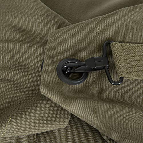 Stansport Deluxe Duffel Bag with Shoulder Strap - color: Olive Green, size: 36" X 10" X 10"