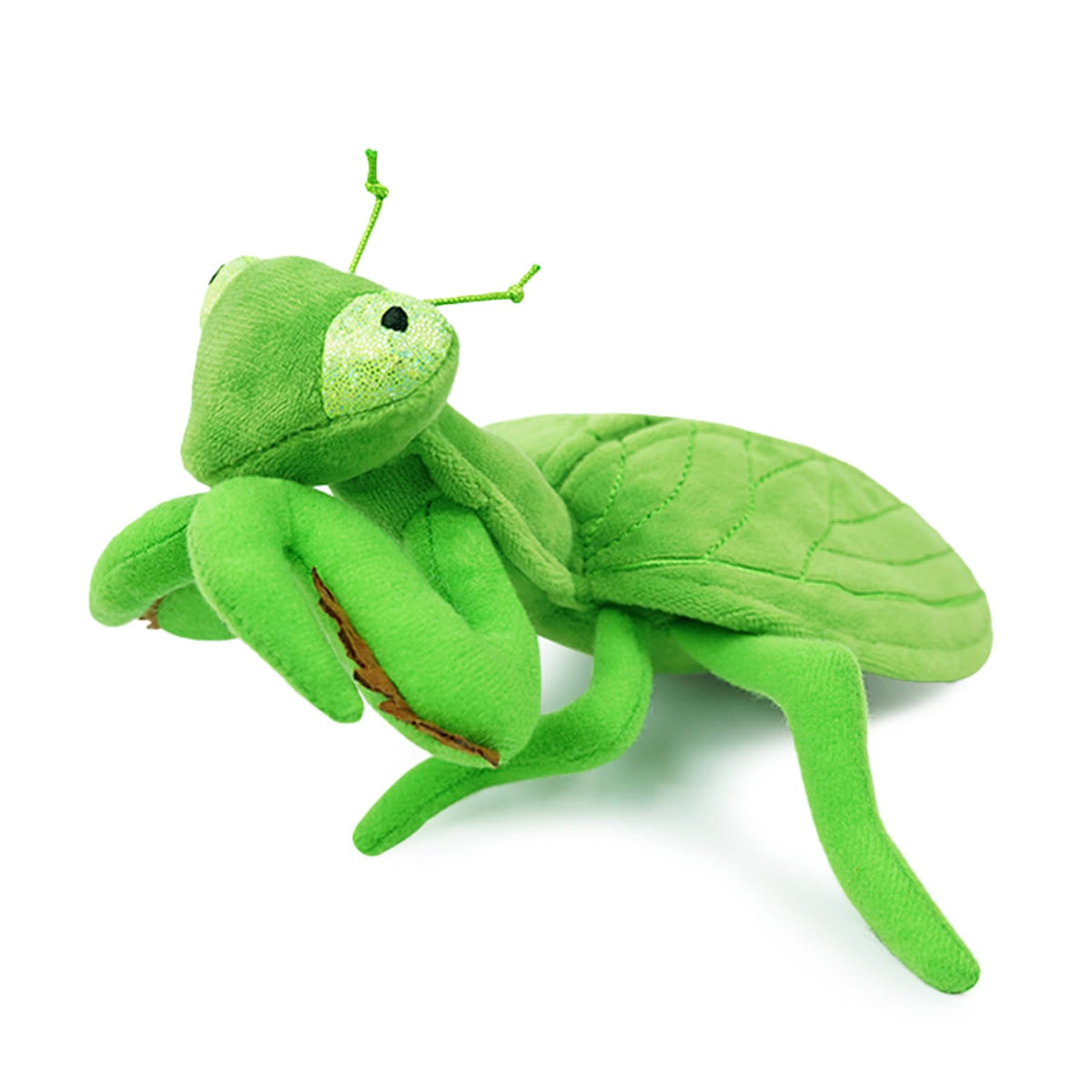 JUSTQUNSEEN 7-Inch Realistic Mantis Stuffed Animal Plush Toy, Soft Stuffed Insect for Kids & Toddlers, Friendly Educational Model for Science Learning, Halloween Christmas Birthday Gift