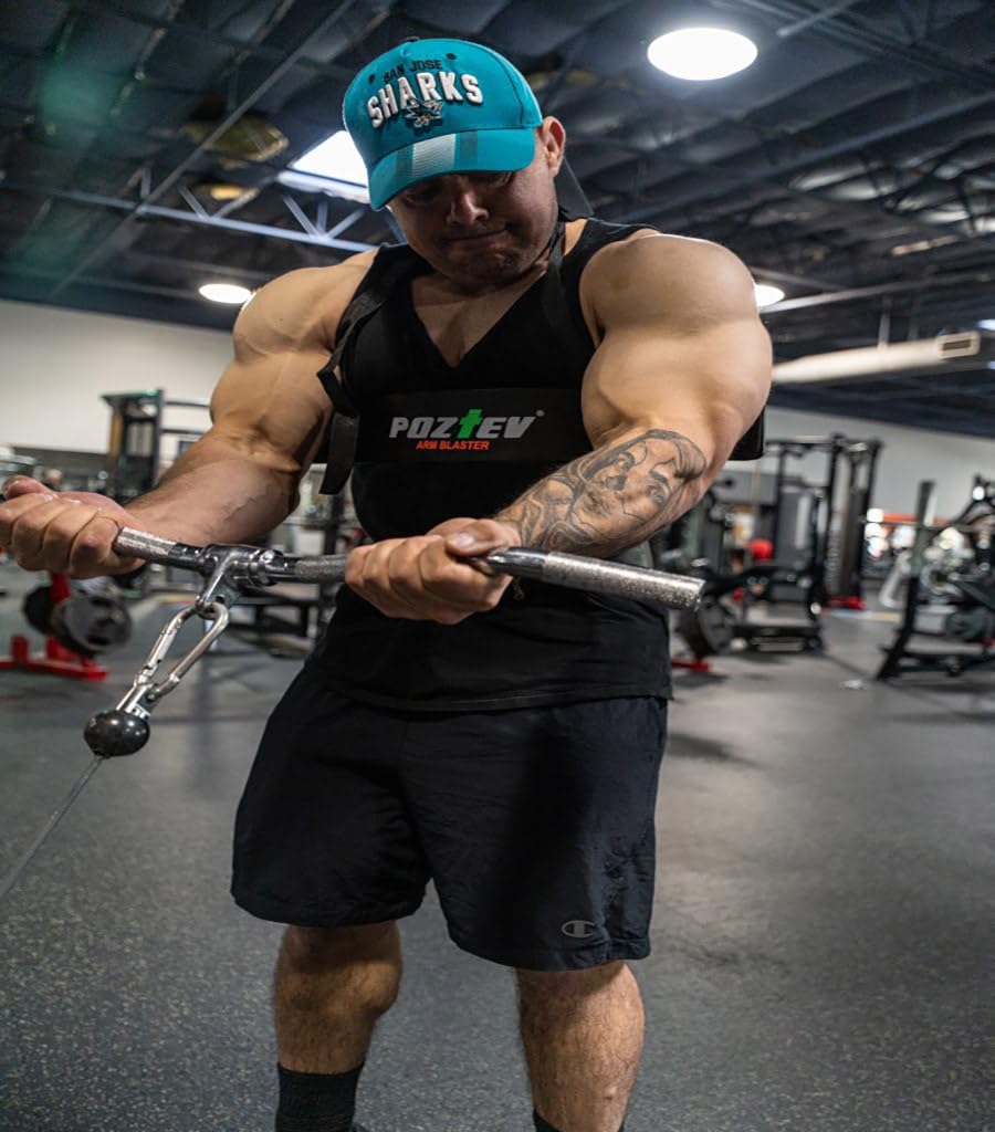 Arm Blaster for Biceps & Triceps Dumbbells Barbell Curls Isolator Workout Equipment Weight Lifting Support for Big Arms