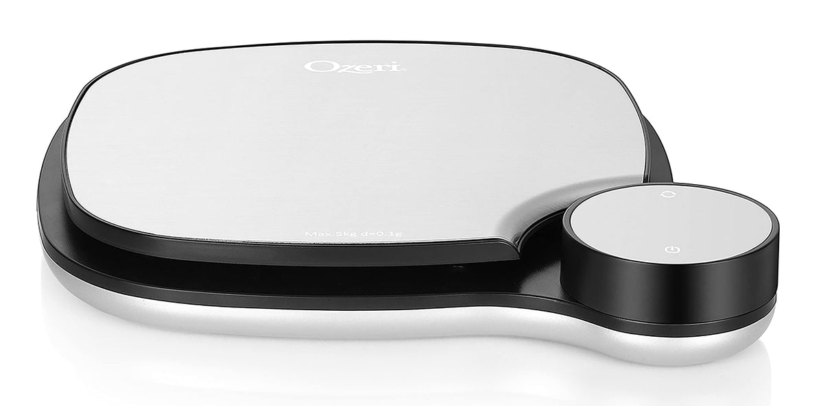 Ozeri ZK26 Kitchen Scale in Stainless Steel with 0.1 g (0.01 oz) Technology