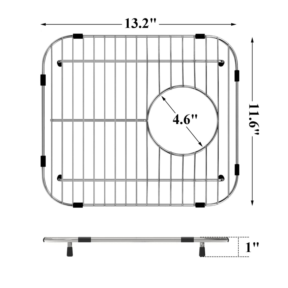 Orgneas Sink Protectors for Kitchen Sink Universal Double Bowl