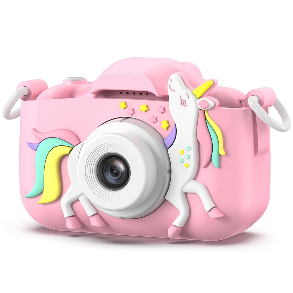 Goopow Kids Camera Toys for 3-8 Year Old Girls Boys,Children Digital Video Camcorder Camera with Cartoon Soft Cover, Best Chritmas Birthday Festival Gift for Kids