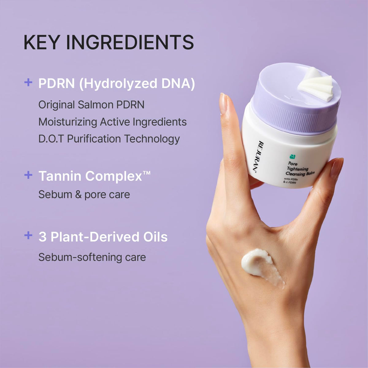 REJURAN Pore Tightening Cleansing Balm, PDRx & c-PDRN®, 1.69 fl oz