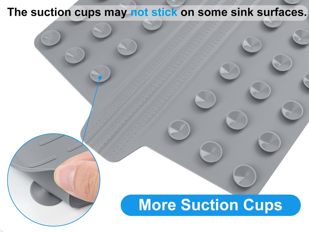 Sink Saddle, Divider Protector Mat, Kitchen Sink Mat, Silicone Protector