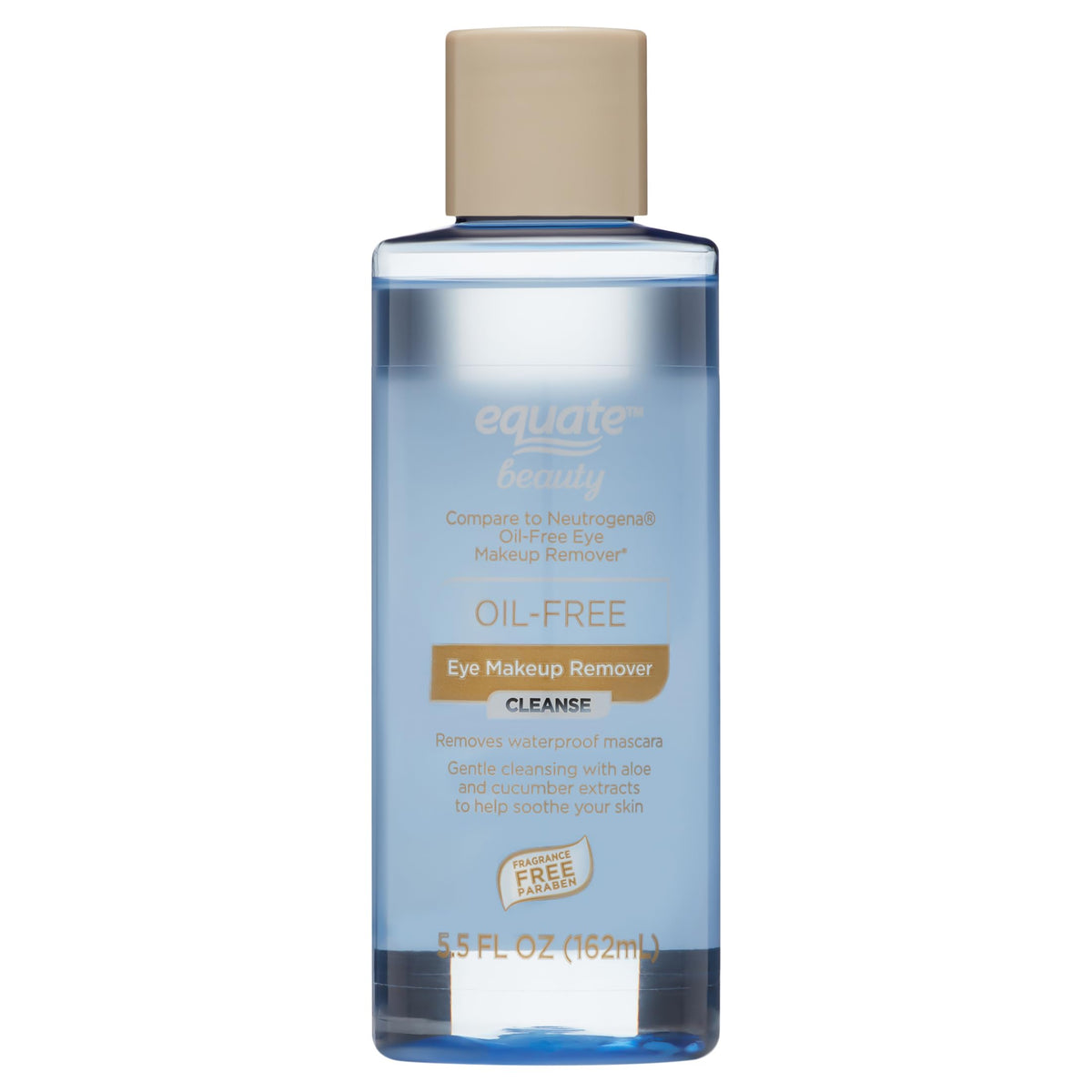 Maker Explorador Equate Beauty Oil-Free Eye Makeup Remover, 5.5 fl oz and card gift