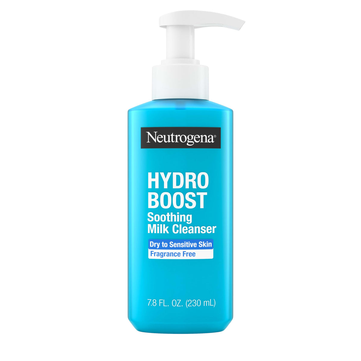 Neutrogena Hydro Boost Face Wash Soothing Milk Cleanser, 7.8 fl oz