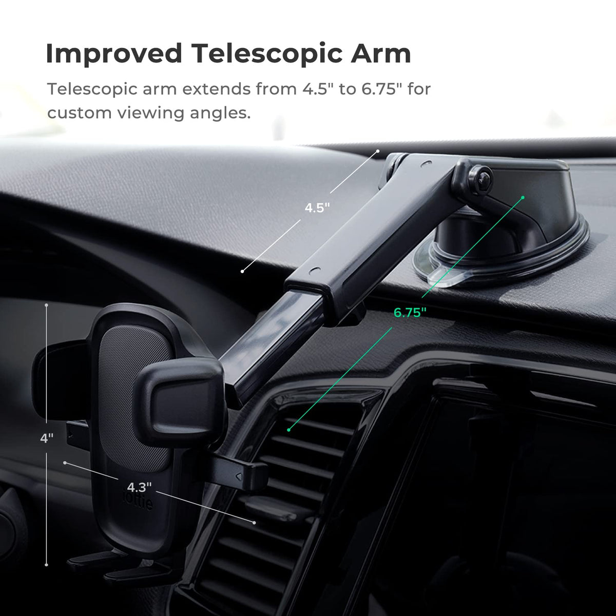 iOttie Easy One Touch Signature Dash/Windshield Smartphone Mount iPhone 18