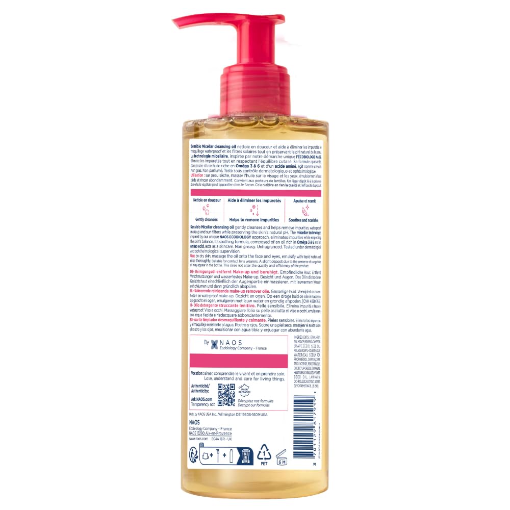 Bioderma Sensibio Micellar Cleansing Oil Makeup Remover Sensitive Skin