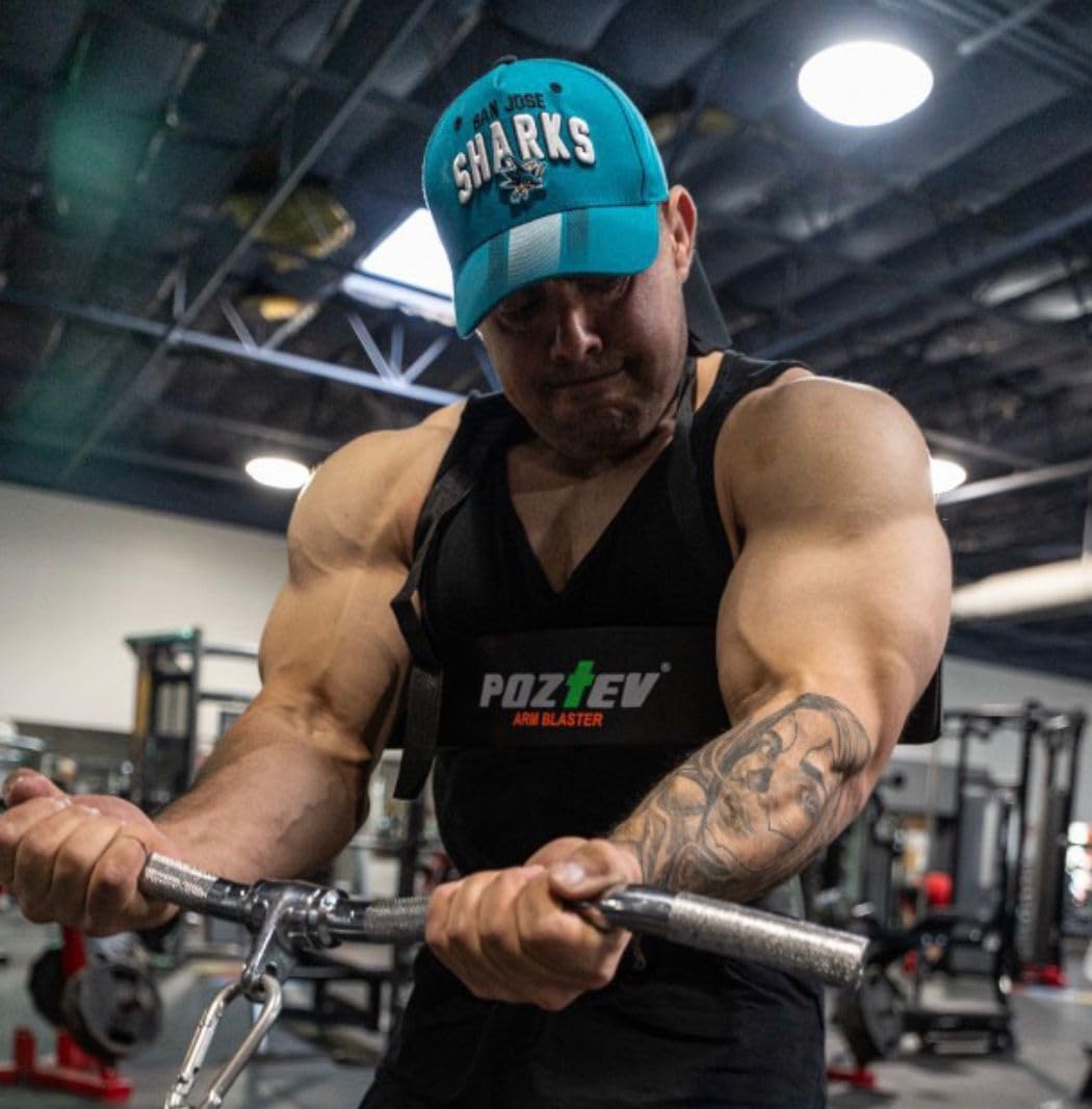 Arm Blaster for Biceps & Triceps Dumbbells Barbell Curls Isolator Workout Equipment Weight Lifting Support for Big Arms