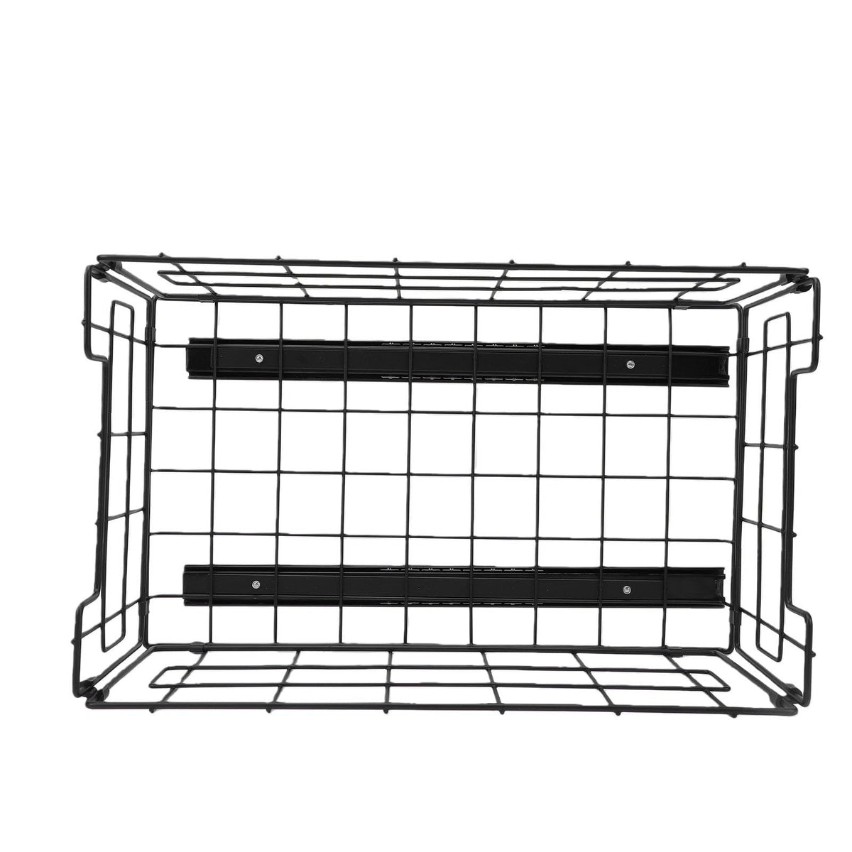 Irishom Expandable Shelf Pull Out Cabinet Basket Organizer, 2 Pack