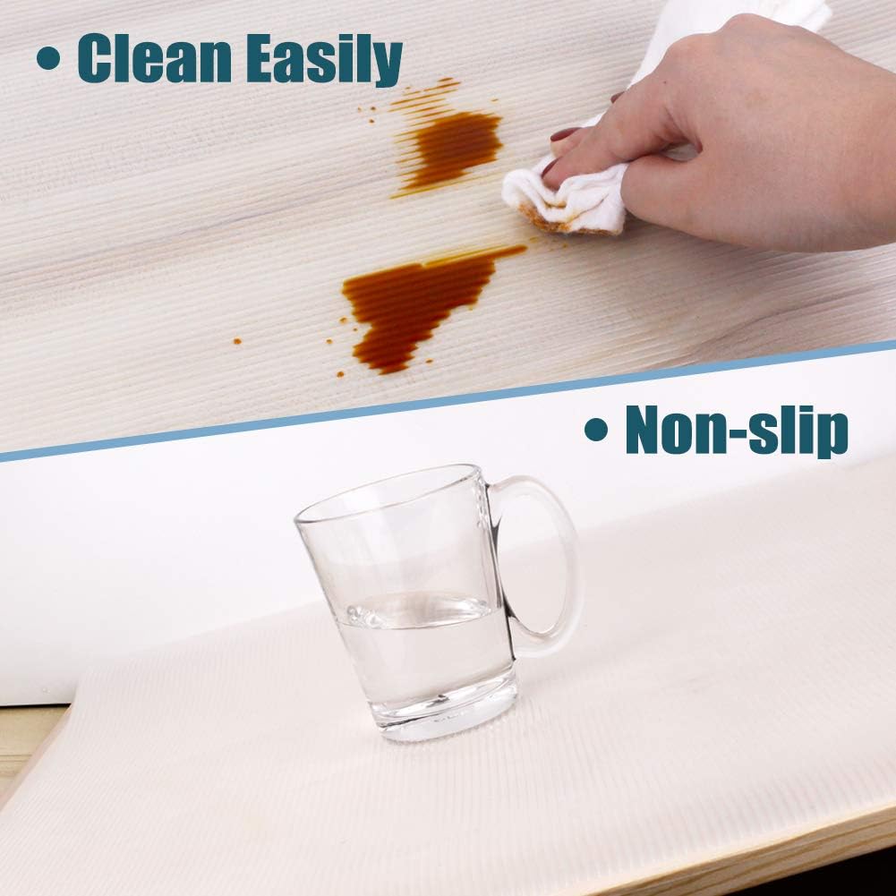 Glomen Shelf Liner, Non-Slip Cabinet Drawer Liner, 12 Inches x 20 FT