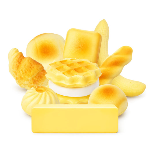 Recheel Butter Squishy Toys, 9 Pack Slow Rising Food Squishies Set