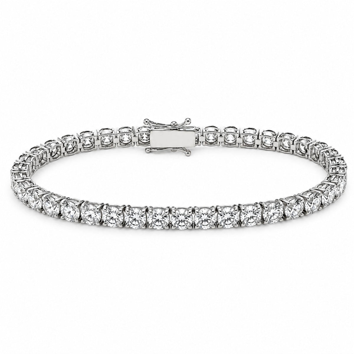 Castellina 9.84 Carat Diamond Tennis Bracelet in 18K Gold