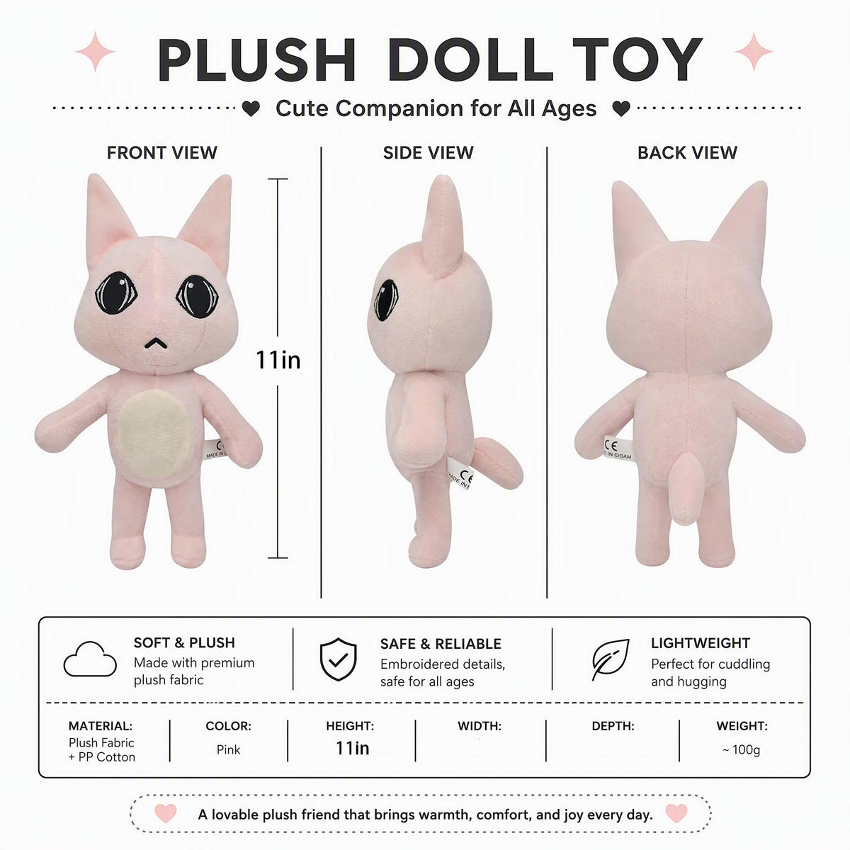 Animal Hospital Plush Toy,10.6″‌ Cute Secret Agent Anomaly Intern Plushies