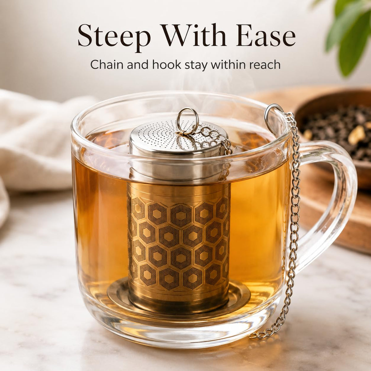 6 Pack Tea Infuser for Loose Leaf Tea, Stainless Steel Tea Strainer, 2.2 oz