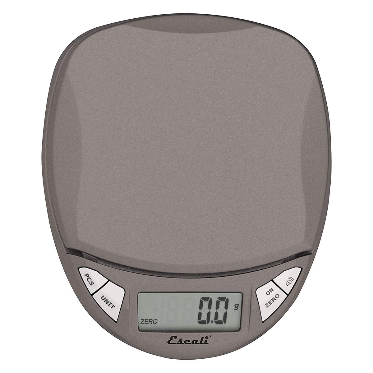 Escali Pico PR500S Precision Kitchen Food Scale for Baking and Cooking, Lightweight and Durable Design, LCD Digital Display, Lifetime ltd. Warranty, Metallic Small