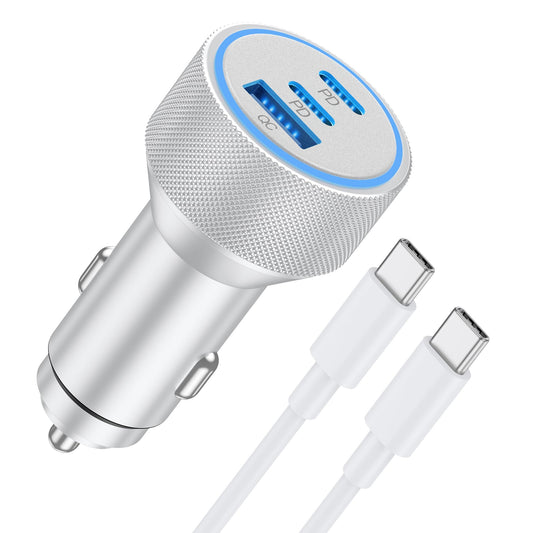 for iPhone 18/17/16/15 Pro Max/Duo Car Charger, 67W Fast USB C Car Charger