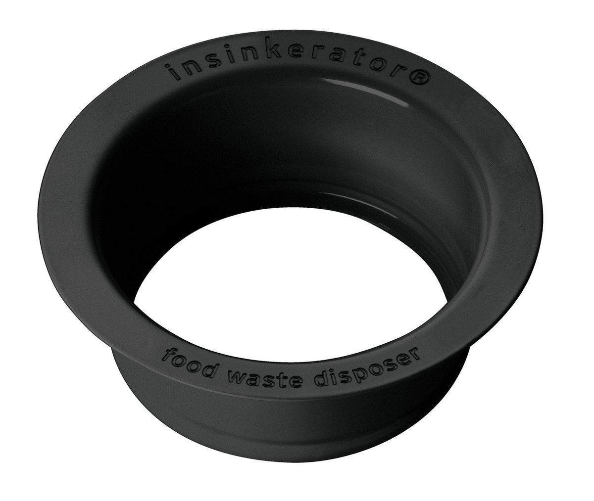 InSinkErator Sink Flange, Matte Black, FLG-MTBLK
