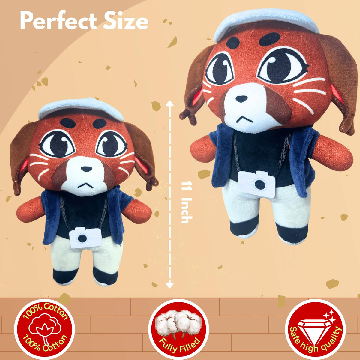 SUPERBE Animal Hospital Plush Toys, 11 Inch 2026 Horror Game Animals Lobby Cat Plushies for Fans, Collectible Stuffed Animals Gift for Kids and Adults