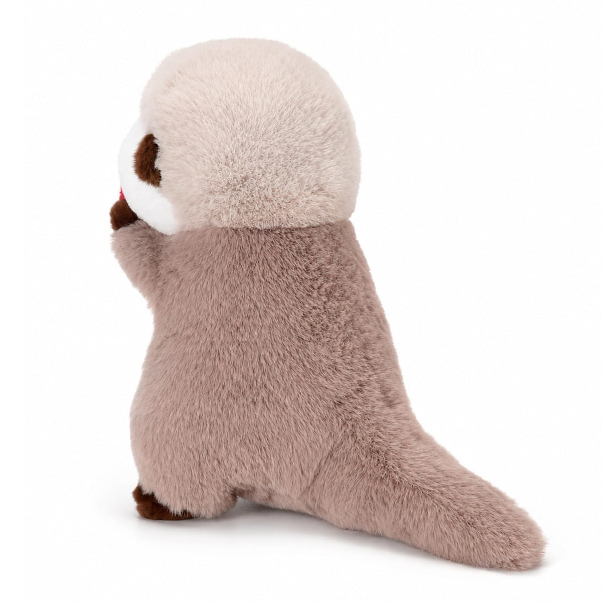 Cute Otter Stuffed Animal with Red Heart, Soft Plushie Gift for Kids 9.8"