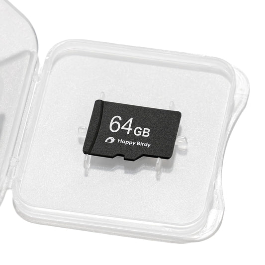 WuzuTech Happy Birdy 64GB MicroSD Card – TF Memory Card for Happy Birdy Smart Feeder | U3 A1 | 4K Video Recording | Waterproof, Heat-Resistant & Shockproof