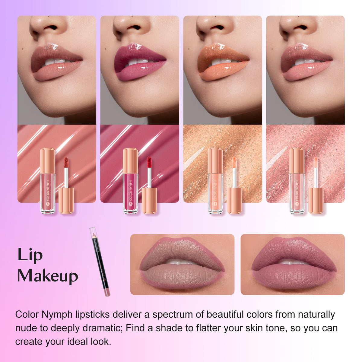 Color Nymph Makeup Kit for Teen Girls, Makeup Sets for Beginners