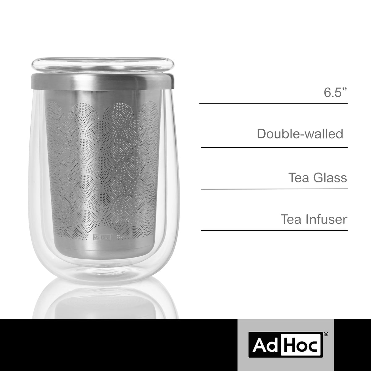 AdHoc Tea Glass with Infuser