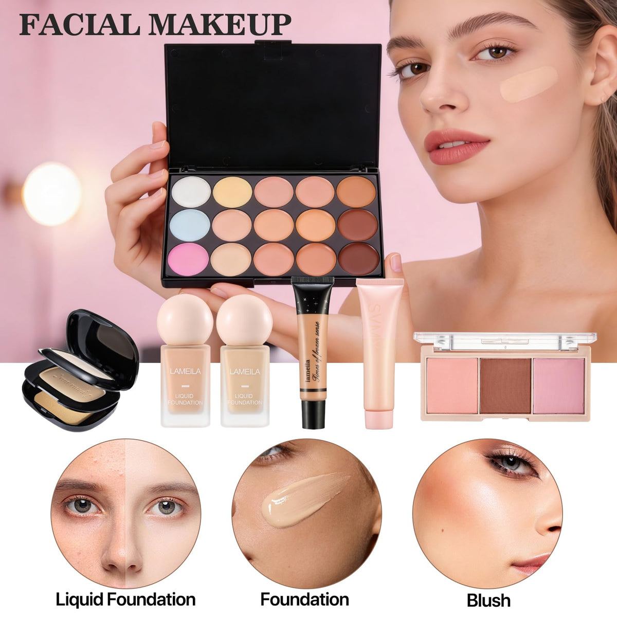 Makeup Kit for Women Full Kit, All In One Makeup Gift Set for Women & Girls