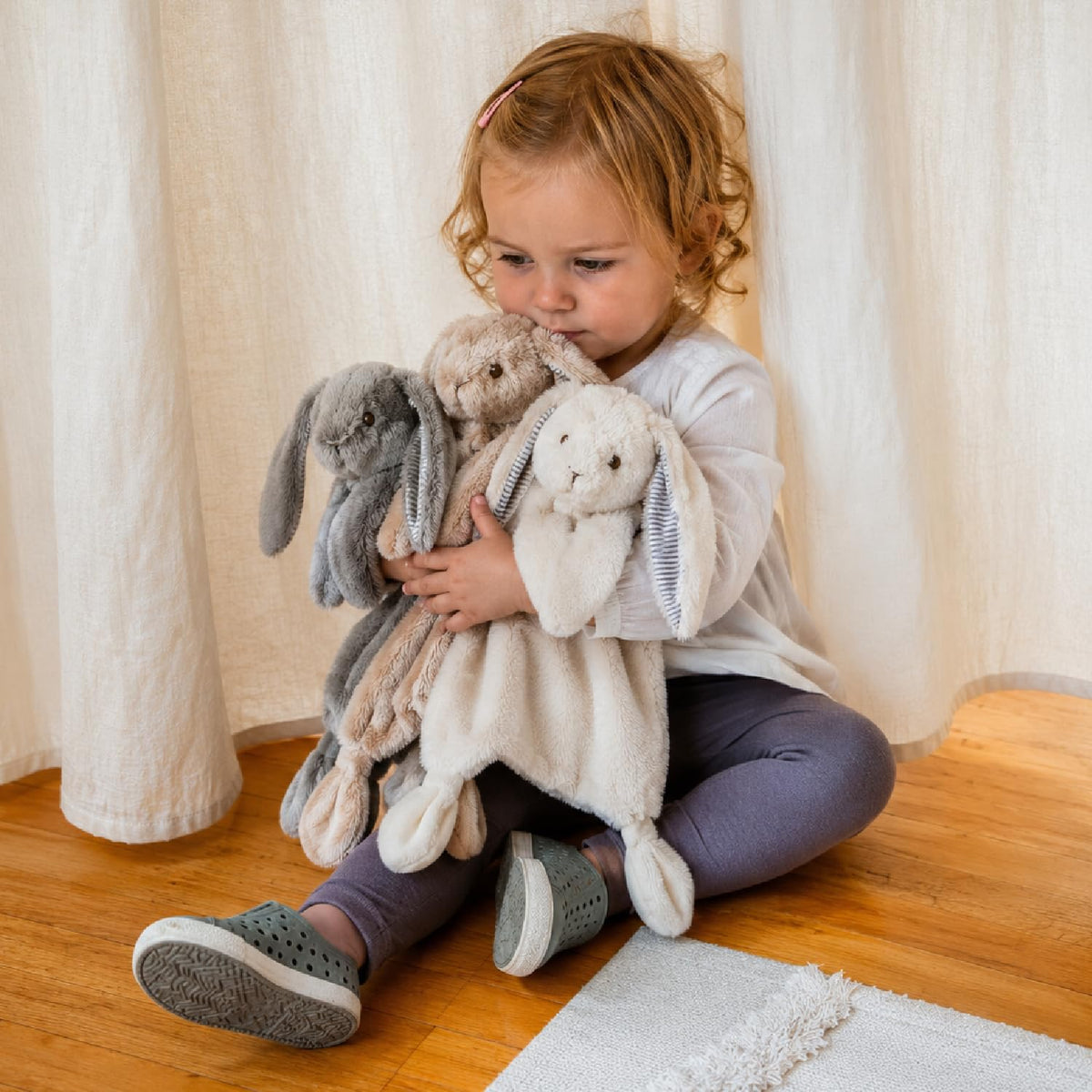 Mary Meyer Lovey Soft Toy, 13-Inches, Oatmeal Bunny