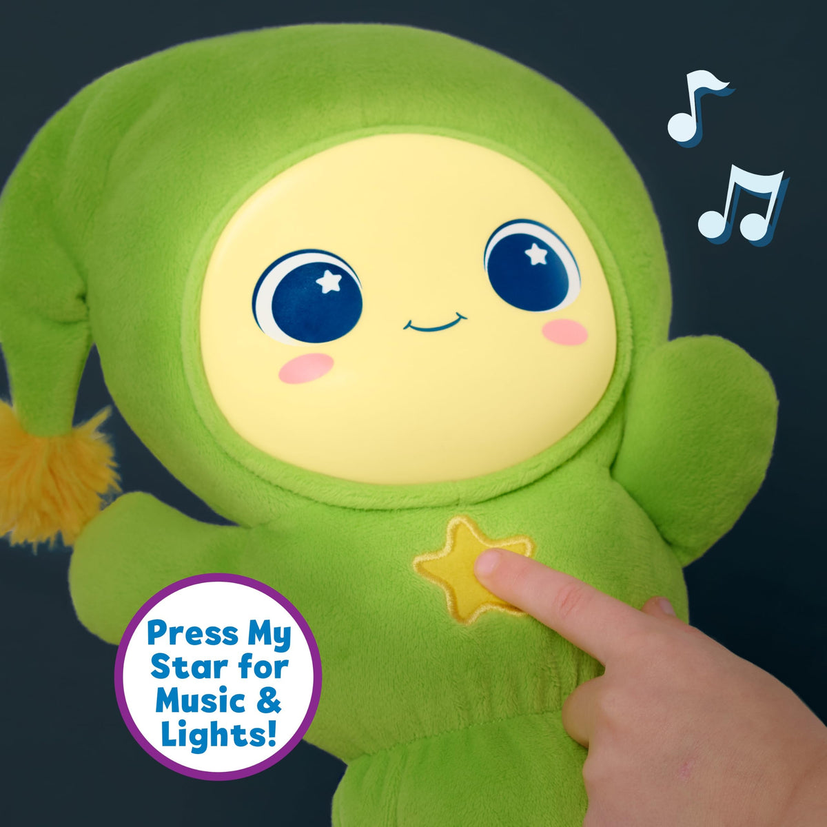 Playskool Glo Worm Soothing Plush Night Light with Sounds & Lullabies