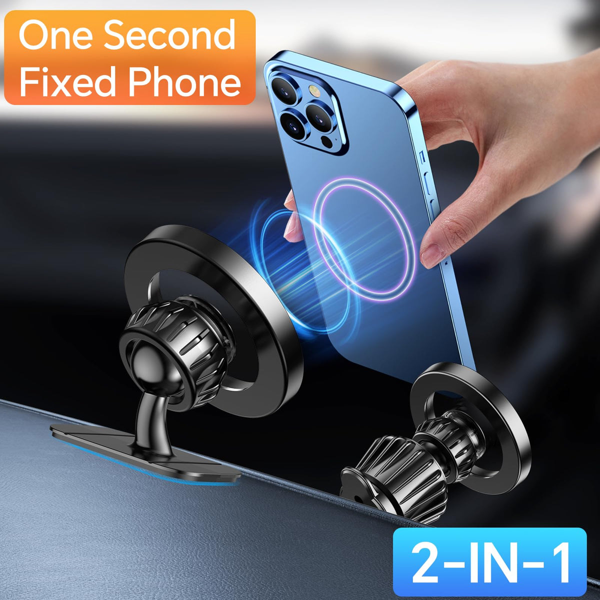 Kaistyle for Magsafe Car Mount【Strong Magnet】 Magnetic Phone Holder for Car Phone Holder Mount Dash Mounted Holders Phone Holders for Your Car Accessories for Women Men for iPhone 18 Pro Max 17 16 15