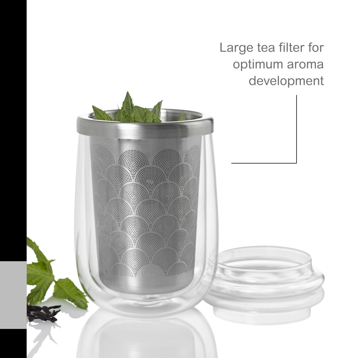 AdHoc Tea Glass with Infuser