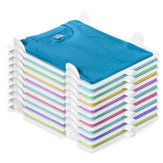 Accenter Clothing Organizer for Closet Storage,Stackable Shelf Dividers