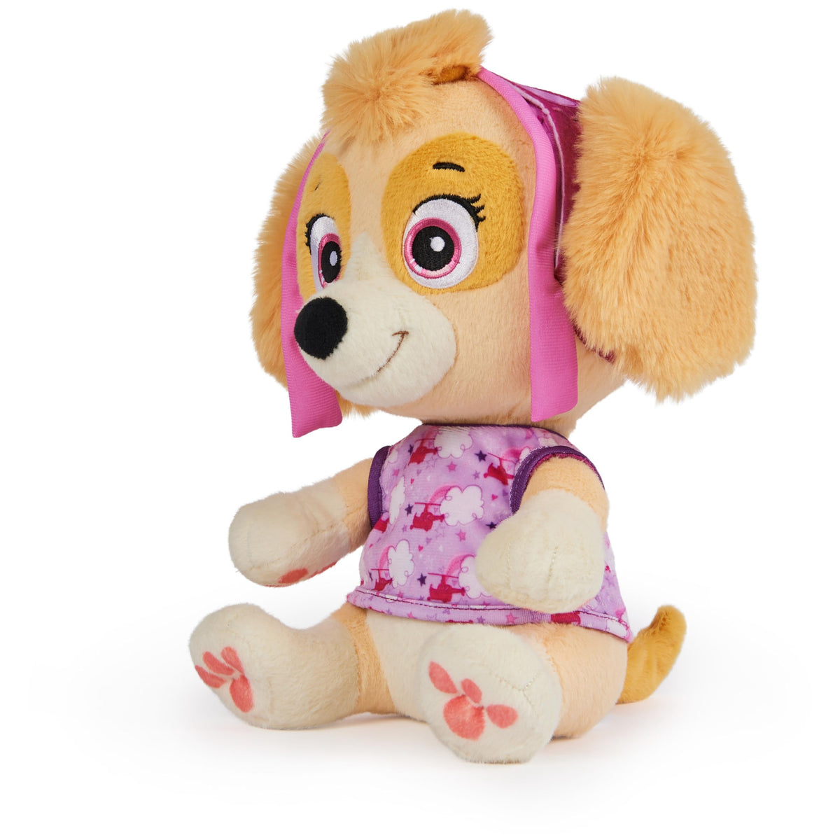 Paw Patrol Bedtime Plush Skye 10-Inch Stuffed Animal with Reversible Outfit