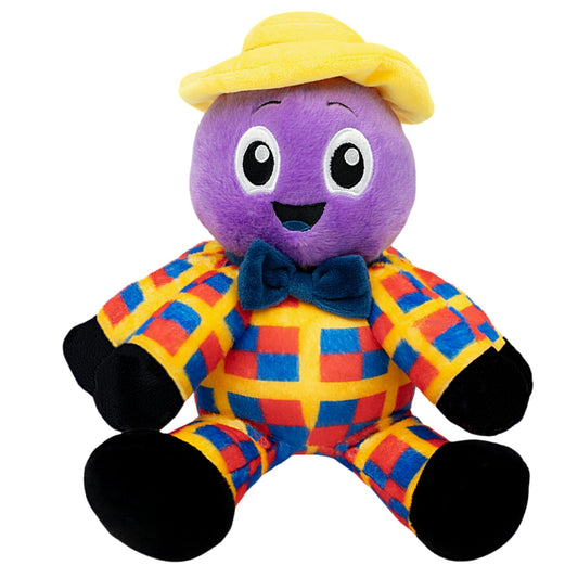 The Wiggles Henry the Octopus Plush Toy 25cm, Stuffed Animal with Hat