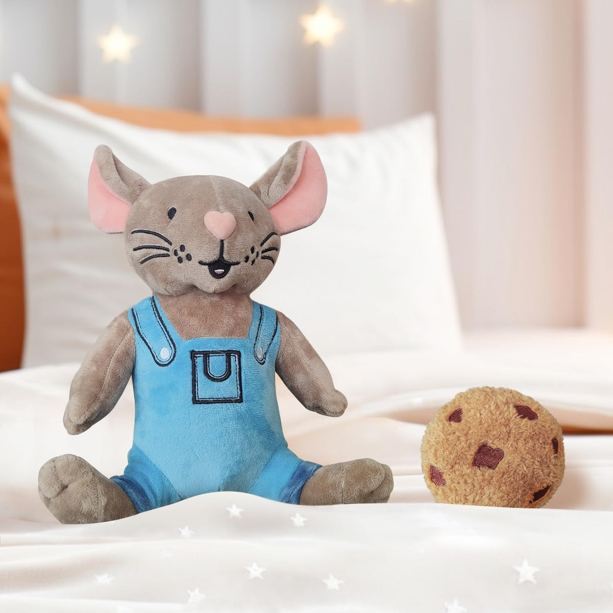 XIUMON If You Give a Mouse a Cookie Plush, 9.8" Mouse & Cookie Plush Set