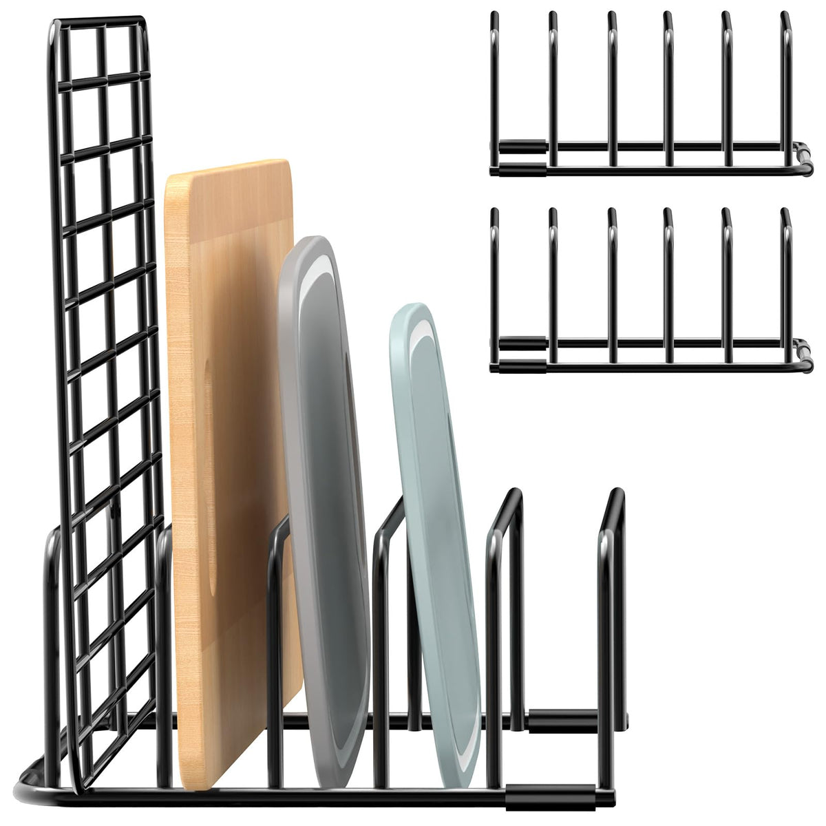 Fikoksol Cutting Board Organizer Storage, Baking Sheet Rack under Cabinet