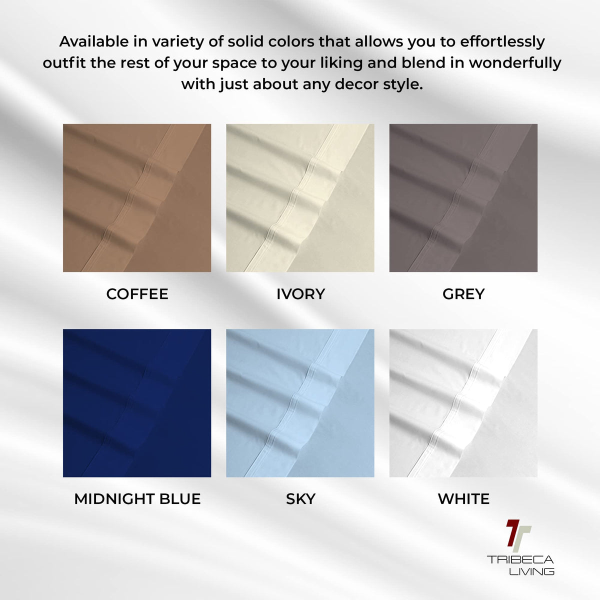 Tribeca Living Queen Cotton Percale Deep Pocket Sheet Set, Midnight Blue