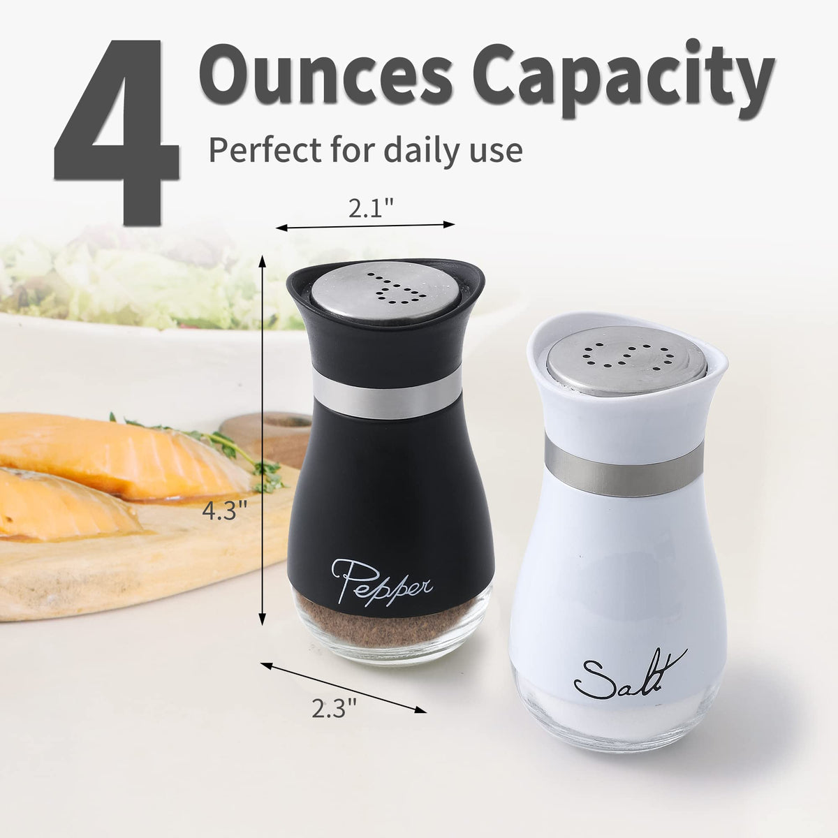 Lonffery Salt and Pepper Shakers Set