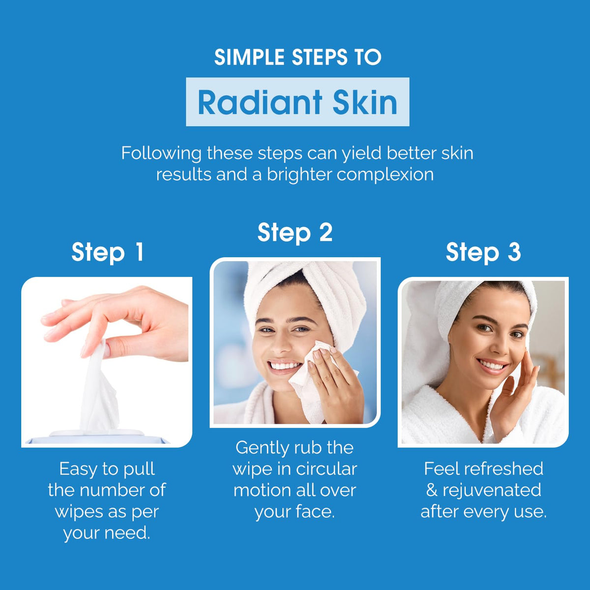 Radiant Aura Hyaluronic Acid & Ceramide Face Wipes – Dermatologist Tested, Anti-Aging, Korean Skin Care – Removes Makeup, Deep Hydration, Strengthens Skin Barrier – Vegan, Clean Beauty – 60 Count