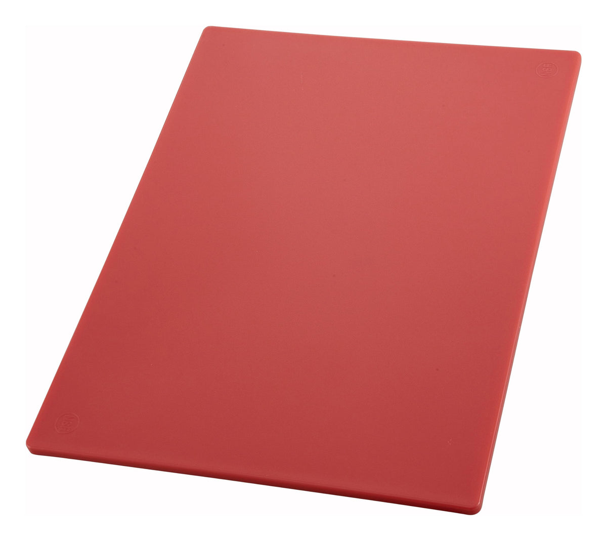 Winco Heavy-Duty Plastic Cutting Board, 15" x 20" x 1/2", Red Medium