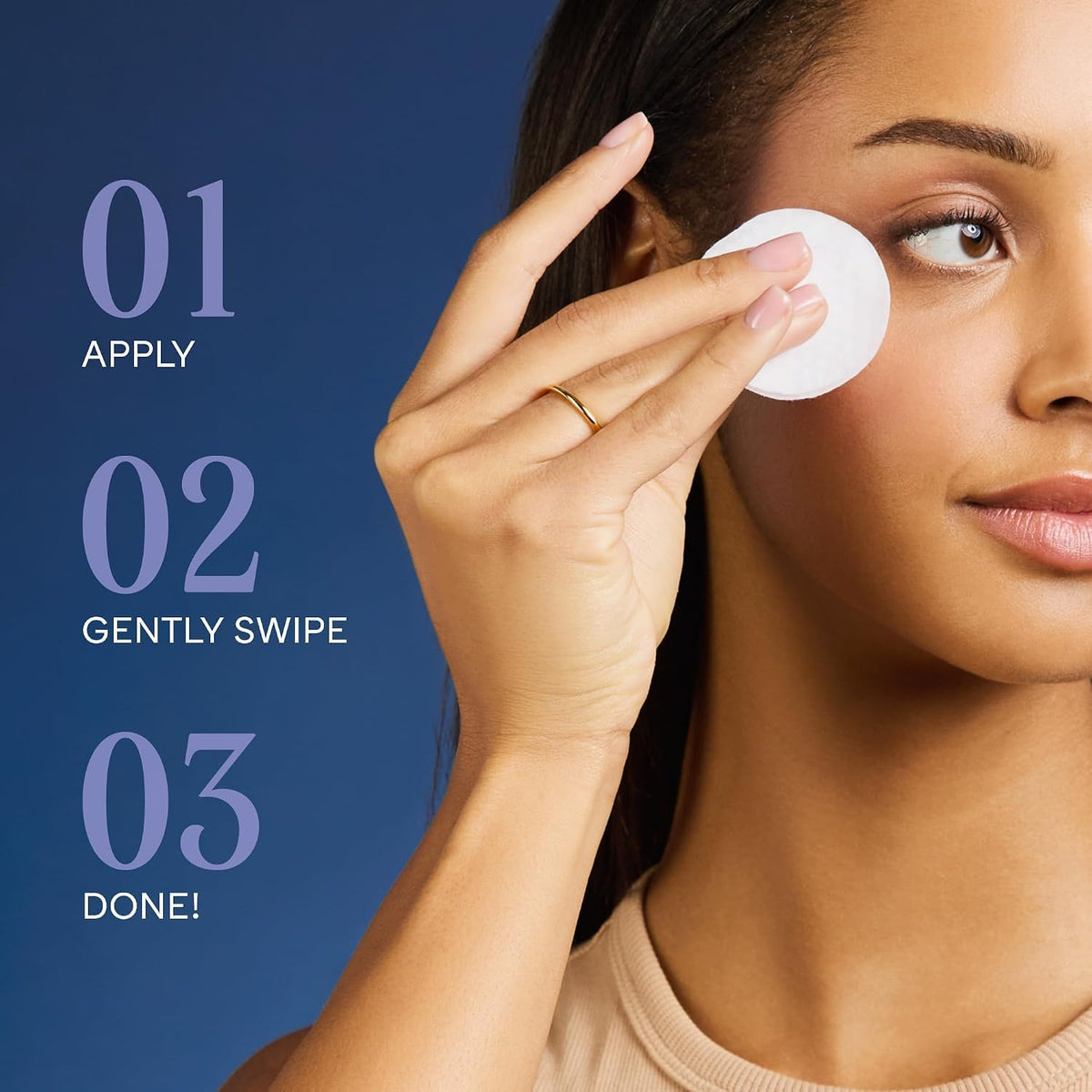 Marcelle Gentle Eye Makeup Remover Pads for Sensitive Eyes, 85 Pads