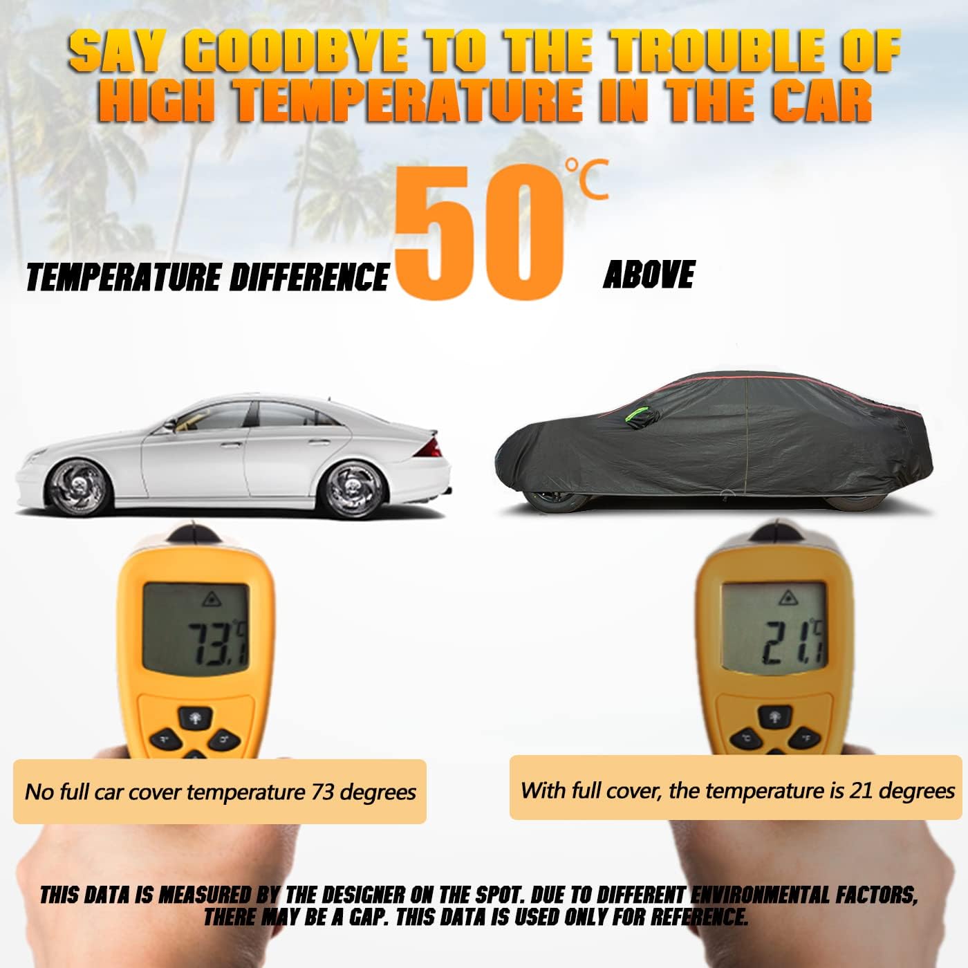 Breathable New Material, Waterproof Car Cover, Locks and Zipper Doors, Sunscreen Waterproof UV Prevention Snowproof Wind and Windproof,Suitable for Indoor Outdoor,for SUV (205"-216") B14