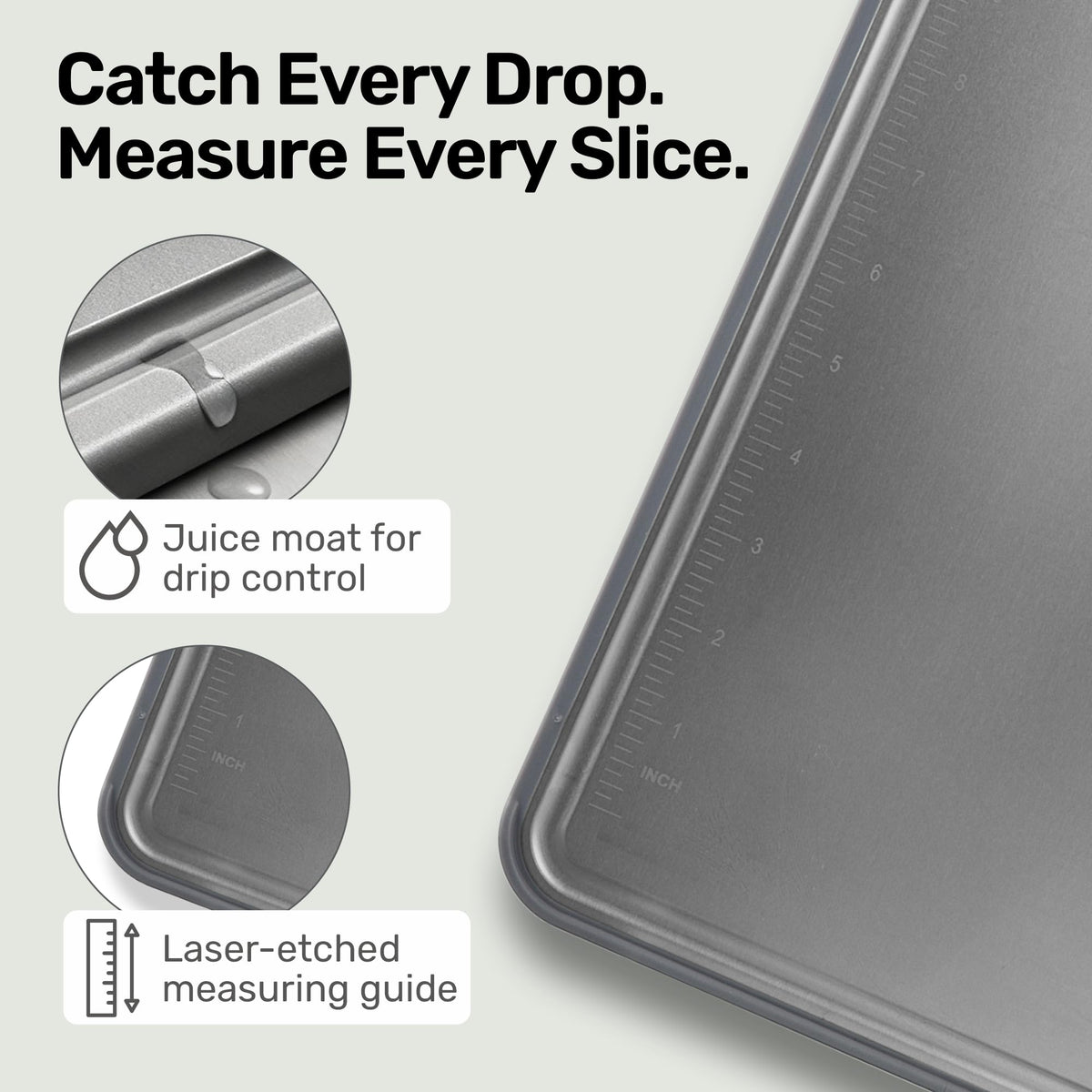 Chopzilla XL Double Sided Titanium Cutting Board - 15.75" x 10.5"