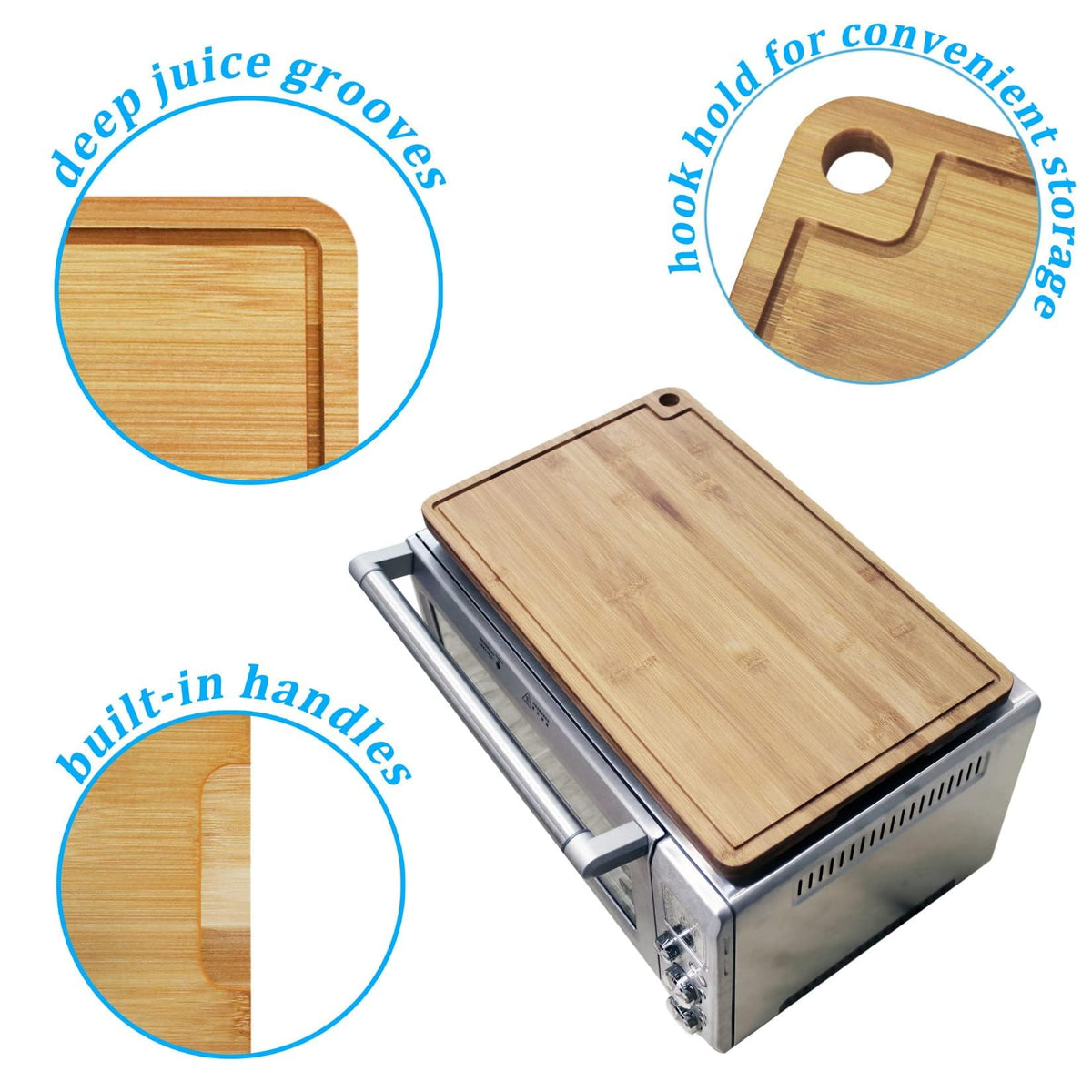 Bamboo Cutting Board Compatible for Breville BOV800XL 860BSS 845BSS Oven
