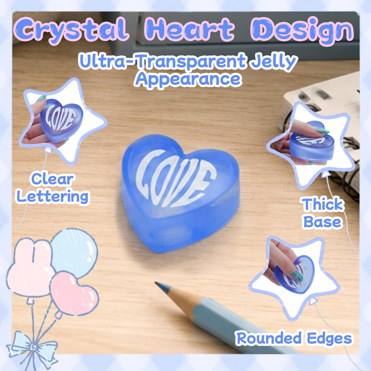 Heart Sensory Toys, Soft Squeeze Toys, Anxiety Relief