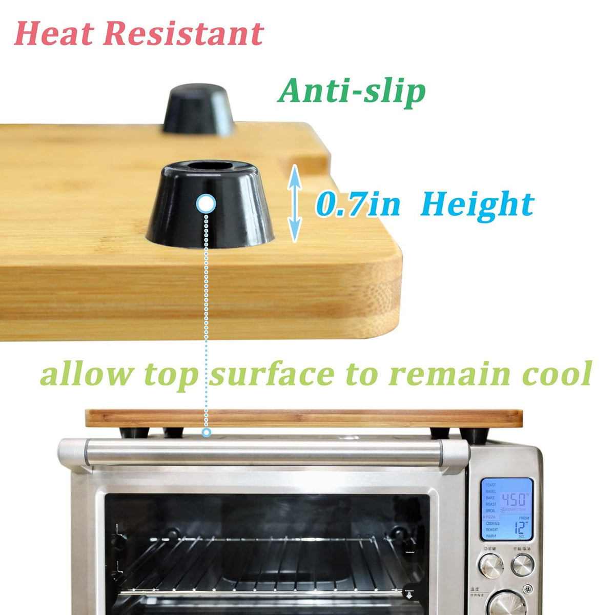 Bamboo Cutting Board Compatible for Breville BOV800XL 860BSS 845BSS Oven
