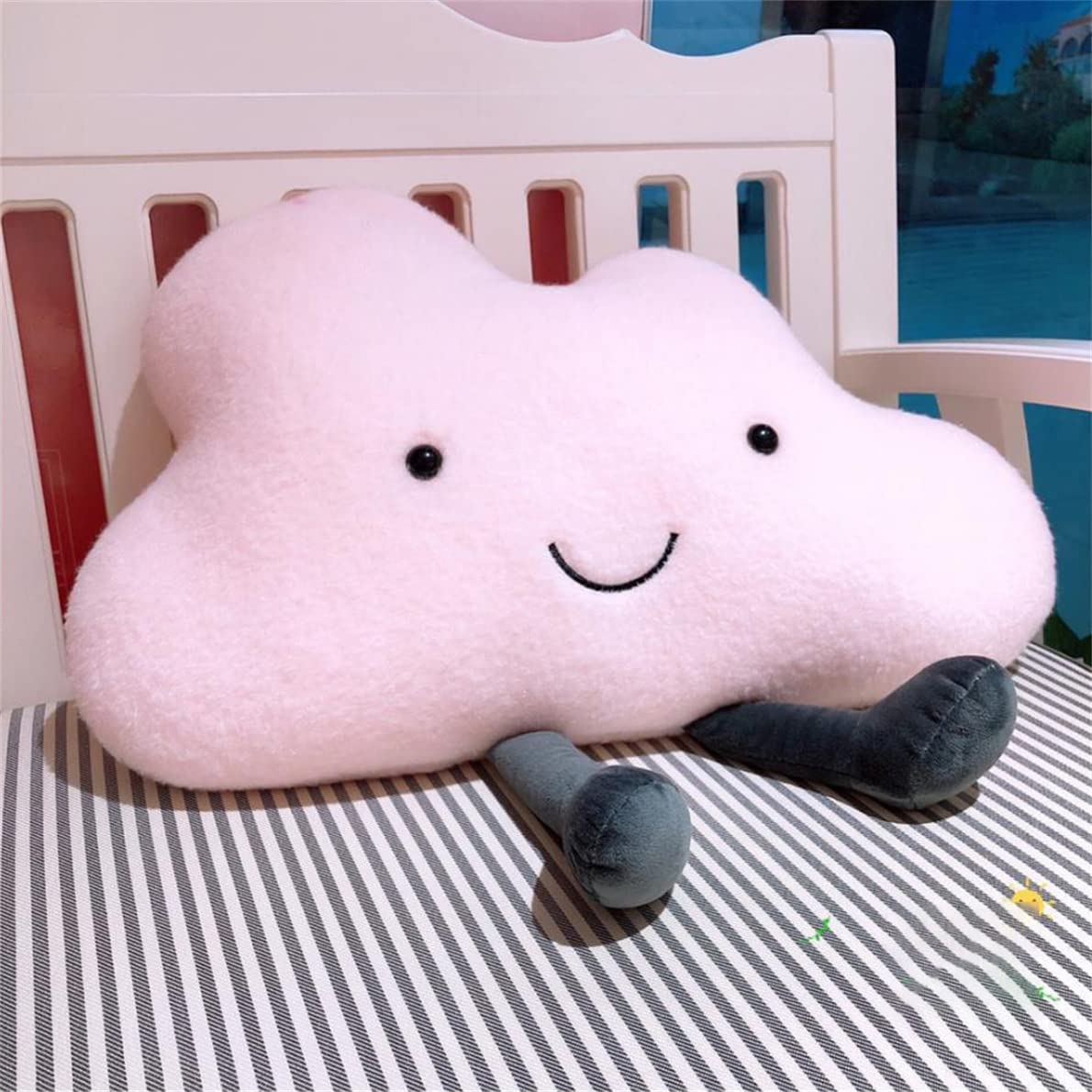 Zuwxeu Cloud Pillows Cute Home Plush Pillow Car Head Pillow Cushion Plush Decorative Pillows